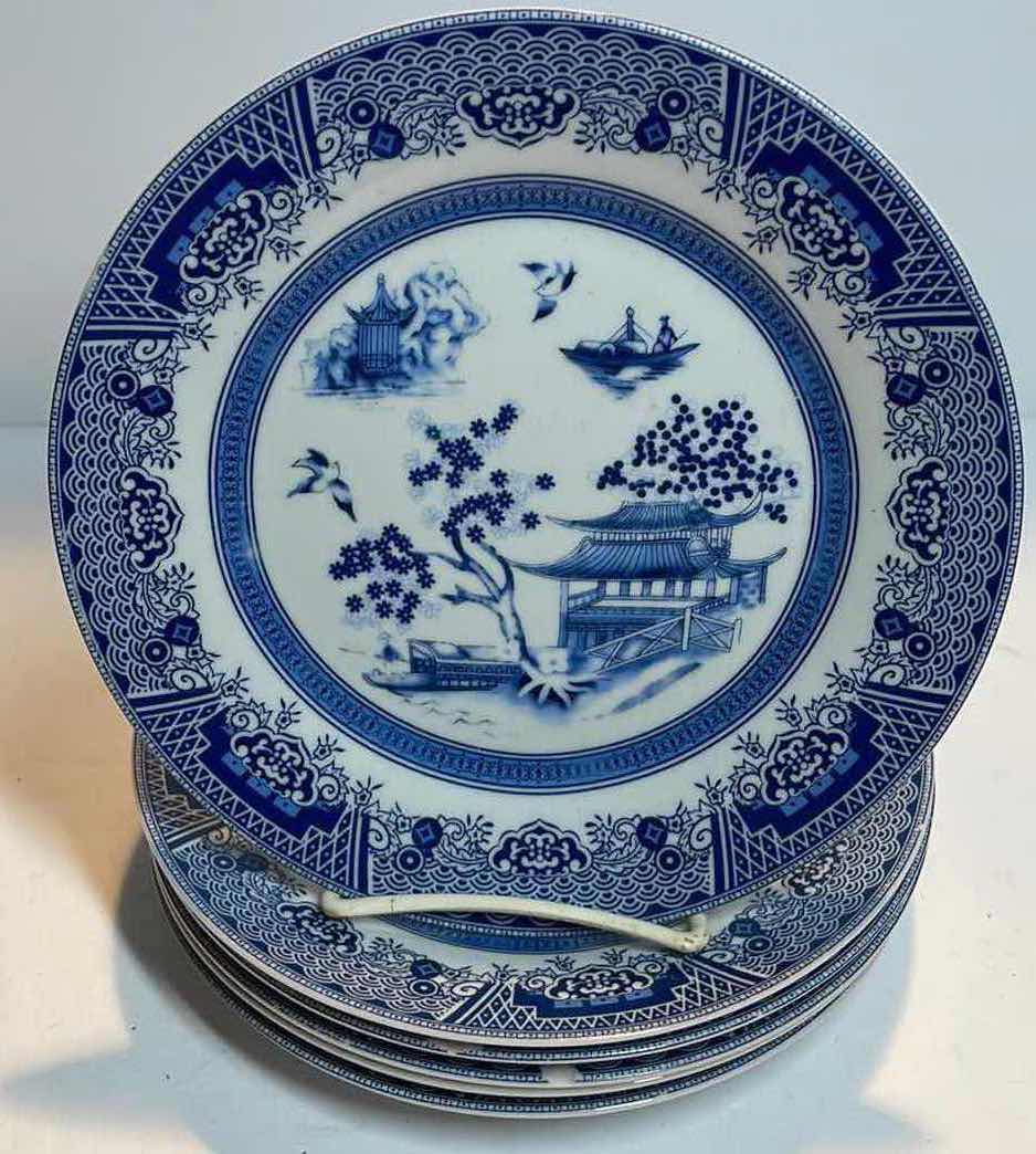 Photo 1 of sORCELAIN LUNCH PLATES MORE OF THIS COLLECTION IN AUCTION