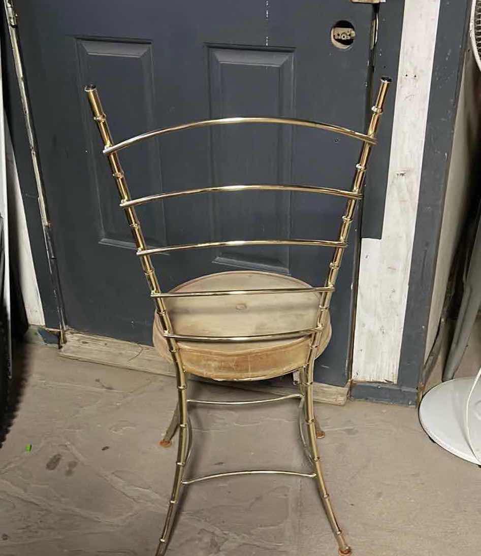 Photo 1 of ART DECO BRASS CHAIR