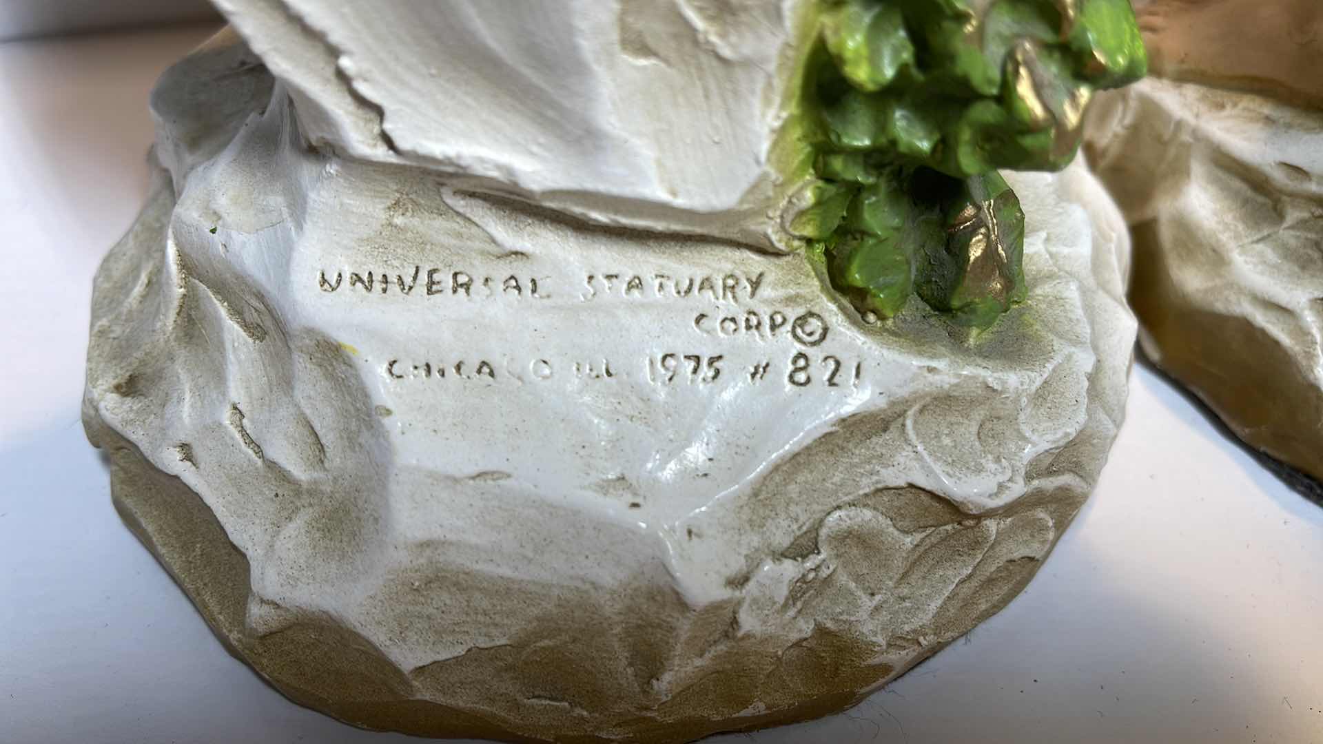 Photo 1 of VINTAGE UNIVERSAL STATUARY STAUES GIRL AND BOY