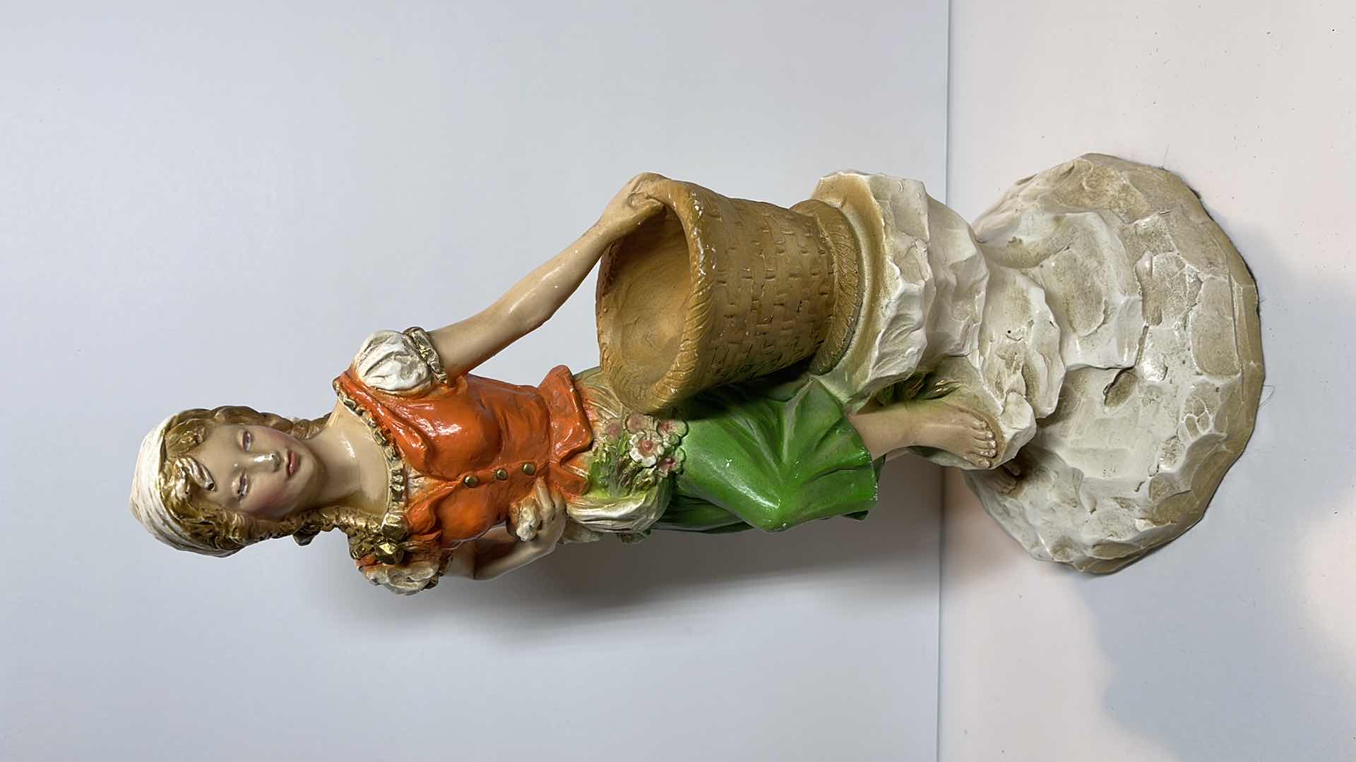 Photo 1 of VINTAGE UNIVERSAL STATUARY STAUES GIRL AND BOY