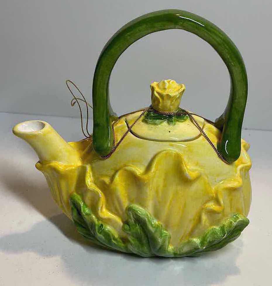 Photo 1 of CHADWICK PORCELAIN FLOWER TEA CUPS, AND TEA POT