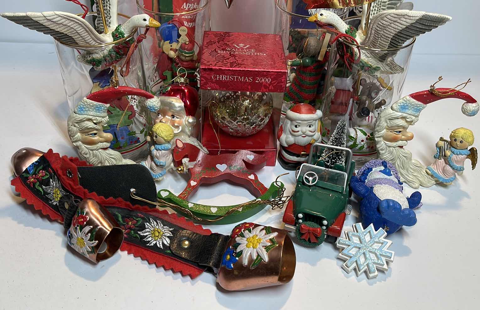 Photo 1 of CHRISTMAS ORNAMENTS SOME VINTAGE