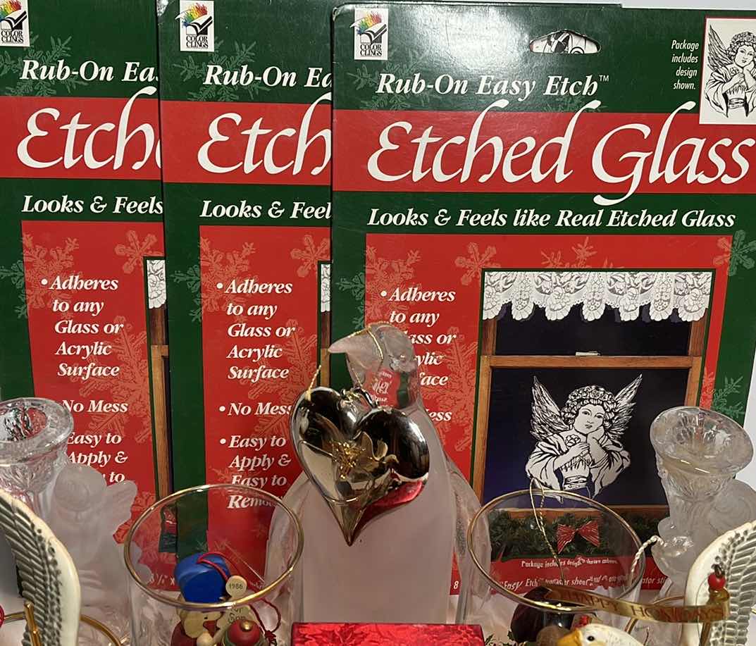 Photo 1 of CHRISTMAS ORNAMENTS SOME VINTAGE