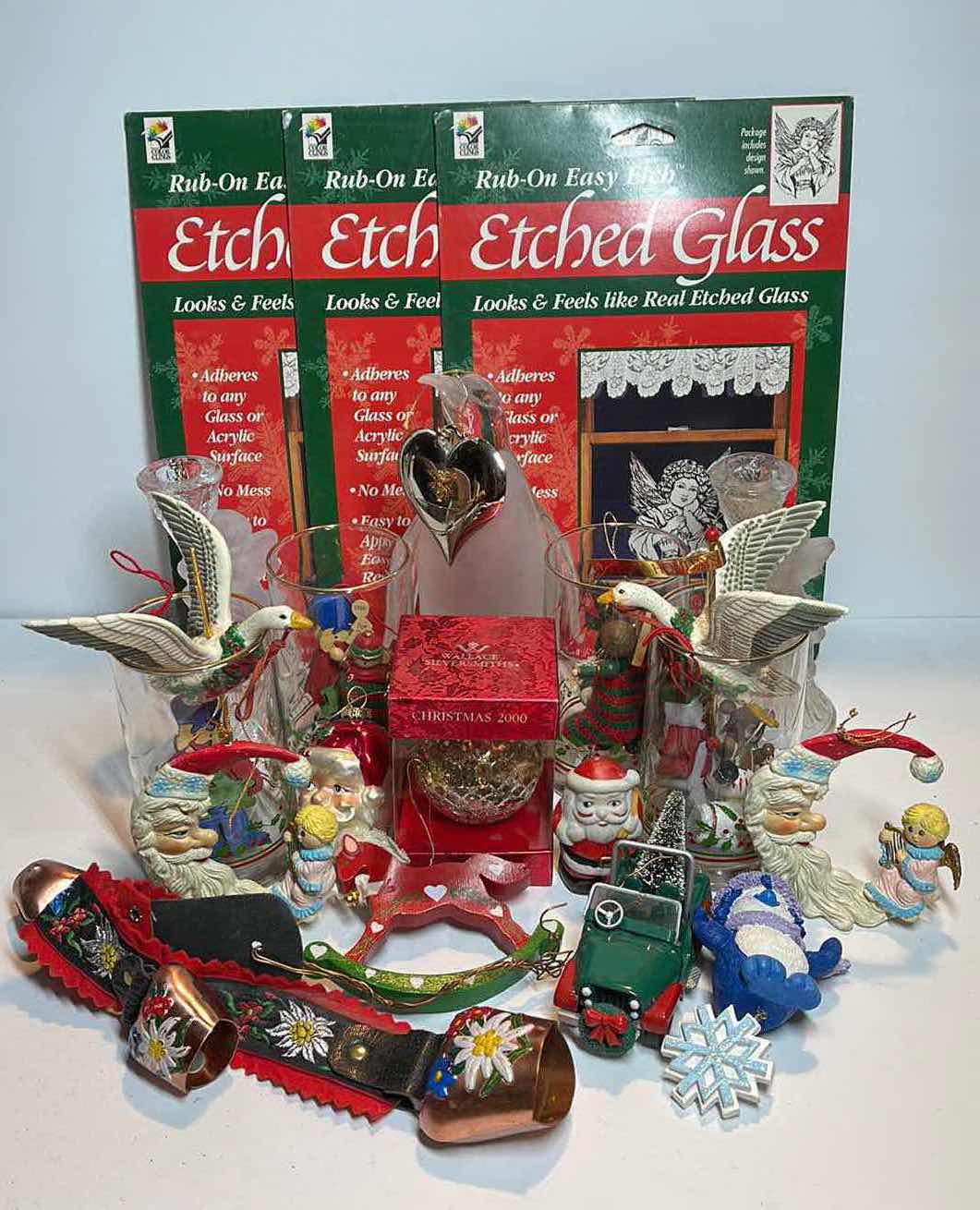 Photo 1 of CHRISTMAS ORNAMENTS SOME VINTAGE