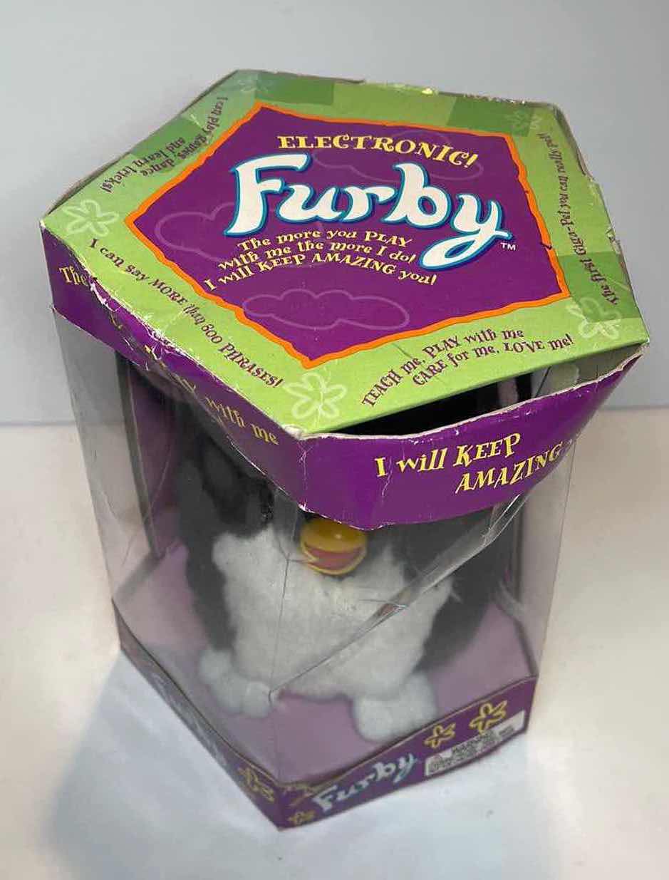Photo 1 of VINTAGE FURBY NIB - BOX HAS MILD DAMAGE
