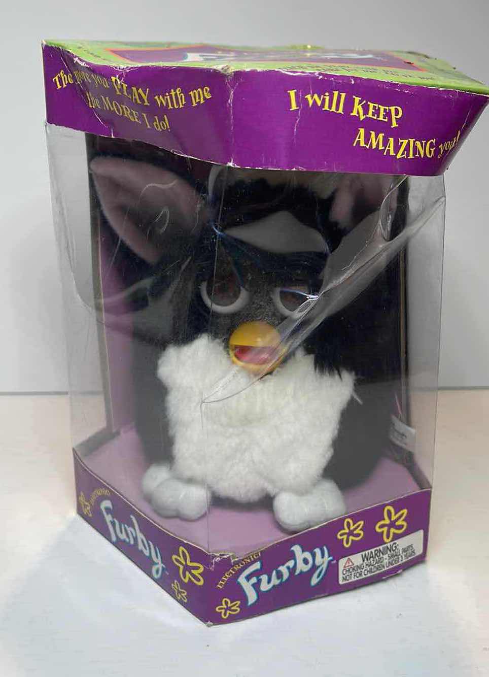 Photo 1 of VINTAGE FURBY NIB - BOX HAS MILD DAMAGE