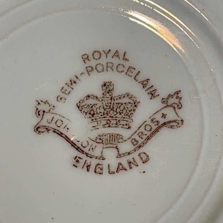 Photo 1 of JOHNSON BROTHERS ANTIQUE DESSERT BOWLS SET OF 8