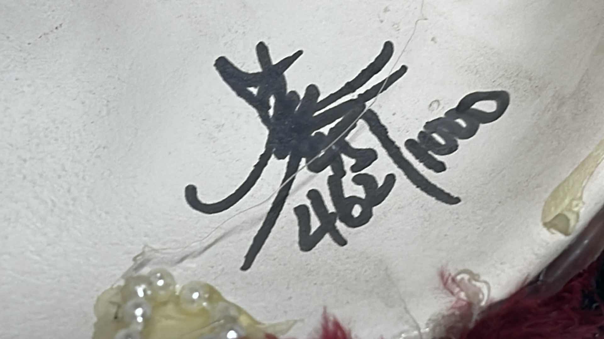 Photo 1 of VINTAGE SIGNED & # MASK