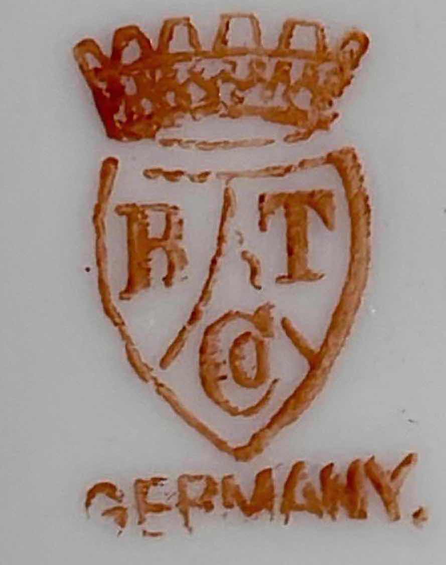 Photo 1 of ANTIQUE GERMAN PORCELAIN HANDLED PLATE & SWAN HOME DECOR