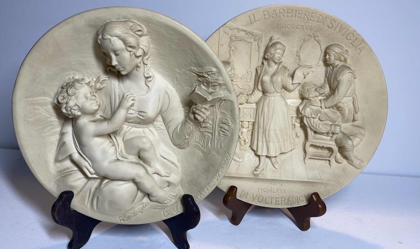 Photo 1 of VINTAGE COLLECTORS ALABASTER PLATES