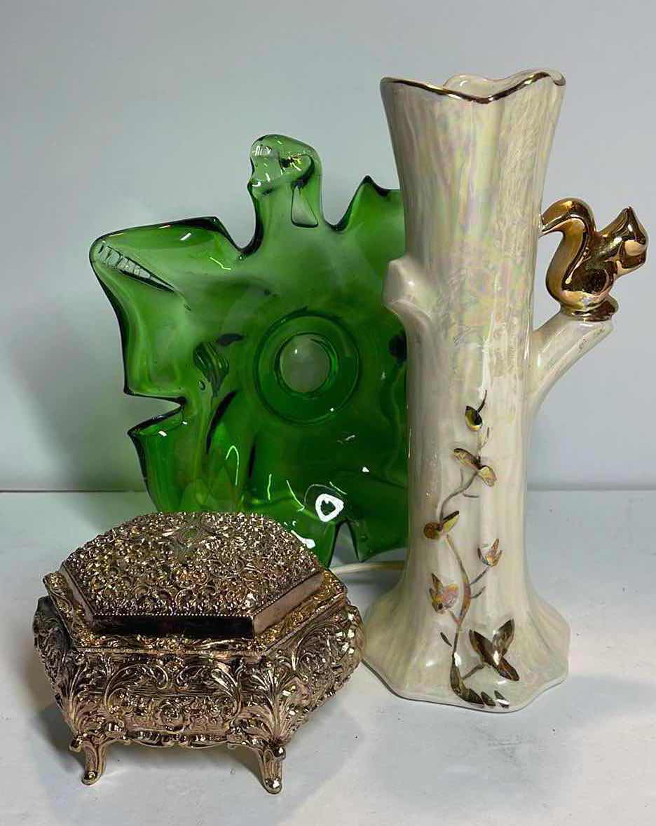 Photo 1 of VINTAGE HOME DECOR ART GLASS