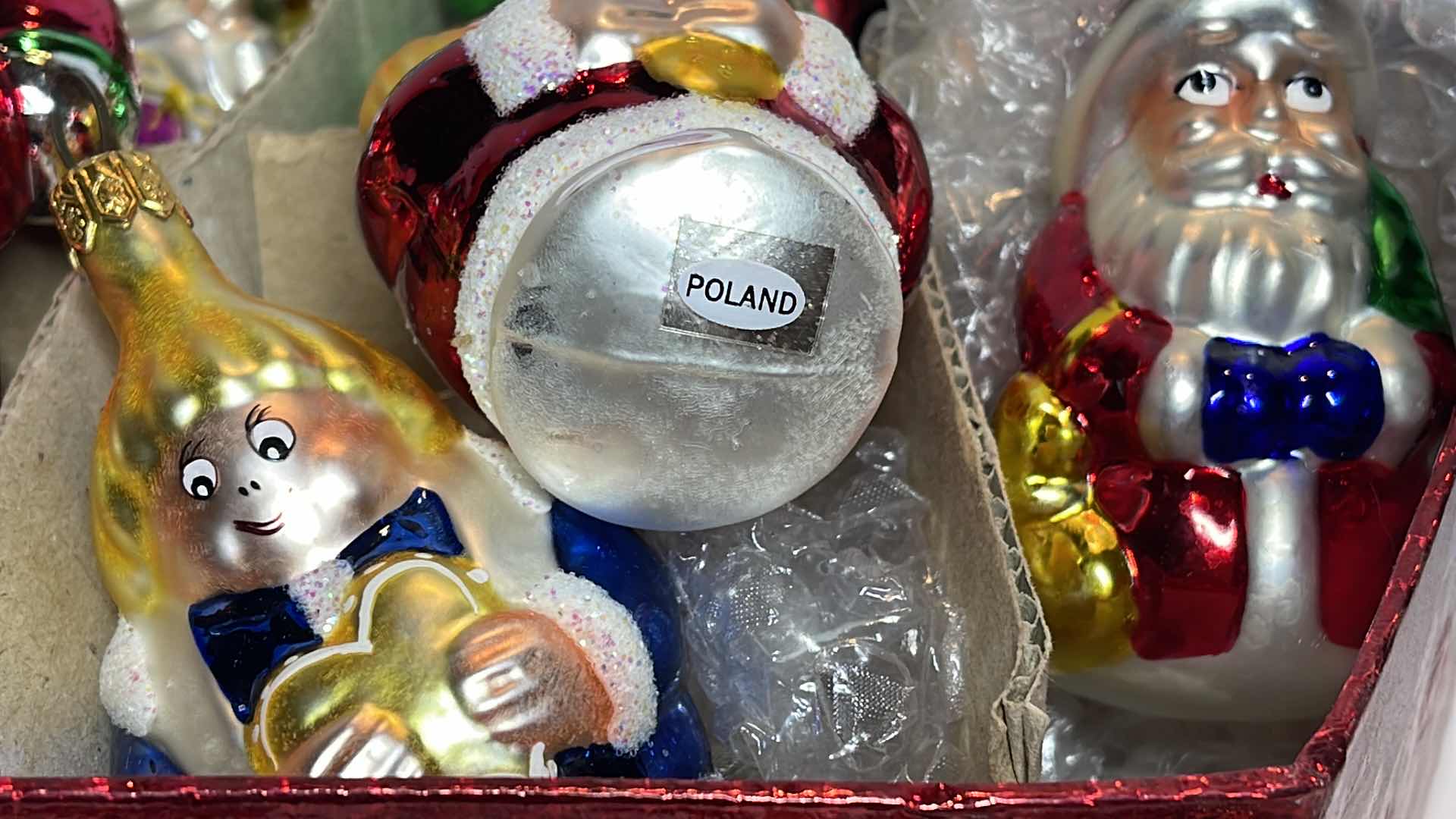 Photo 1 of VINTAGE HANDBLOWN GLASS MINI ORNAMENTS