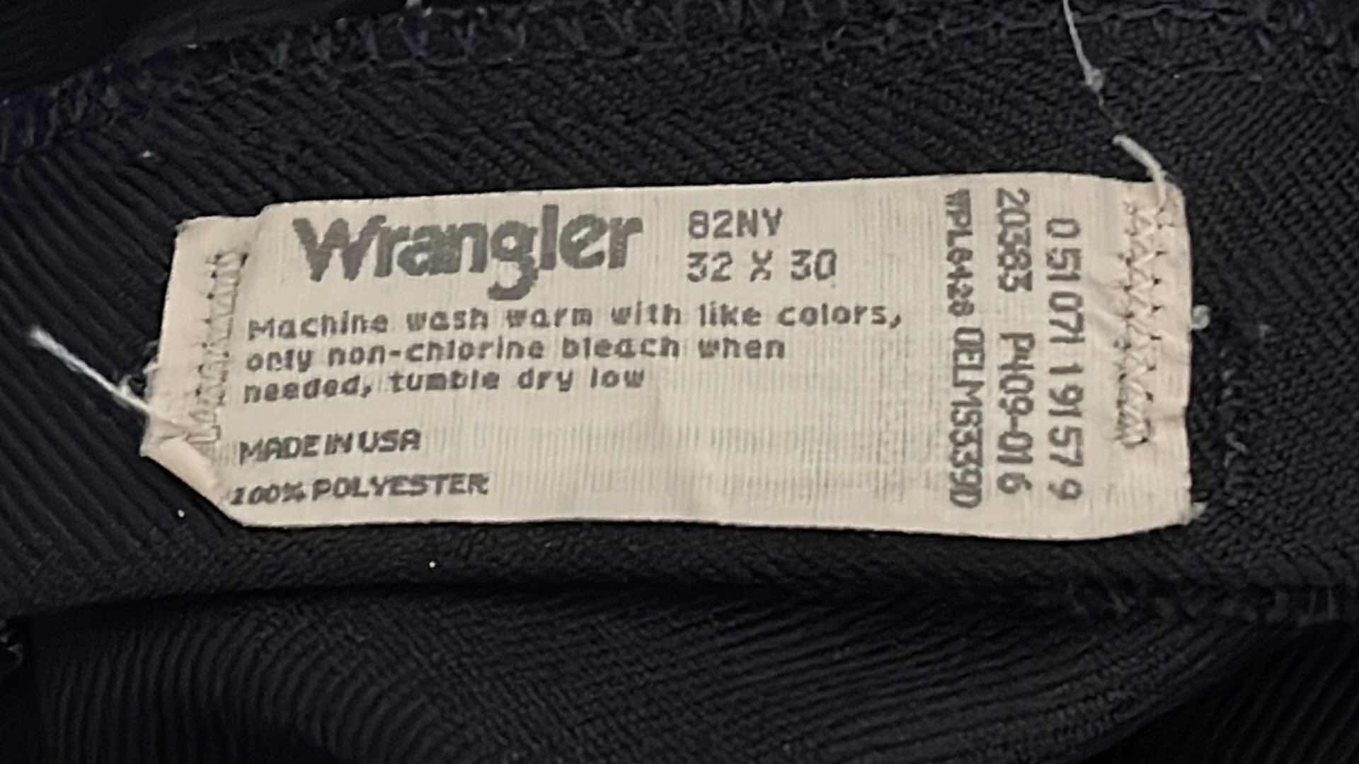 Photo 1 of WRANGLER PANTS (SIZE 32X30)