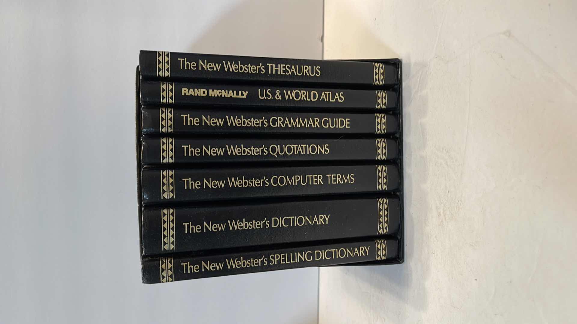 Photo 1 of VINTAGE COLLECTION OF WEBSTER DICTIONARY BOOKS