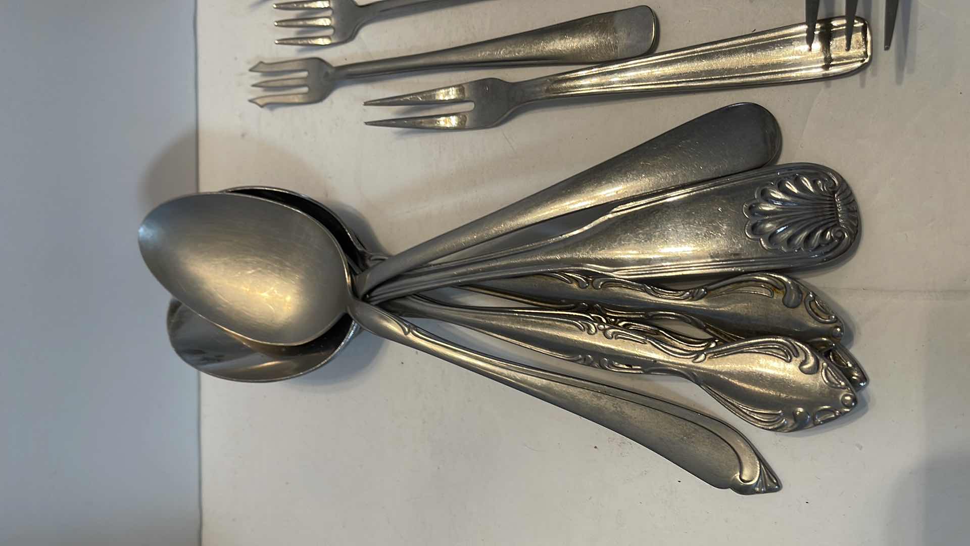 Photo 1 of VINTAGE SILVERWARE SET