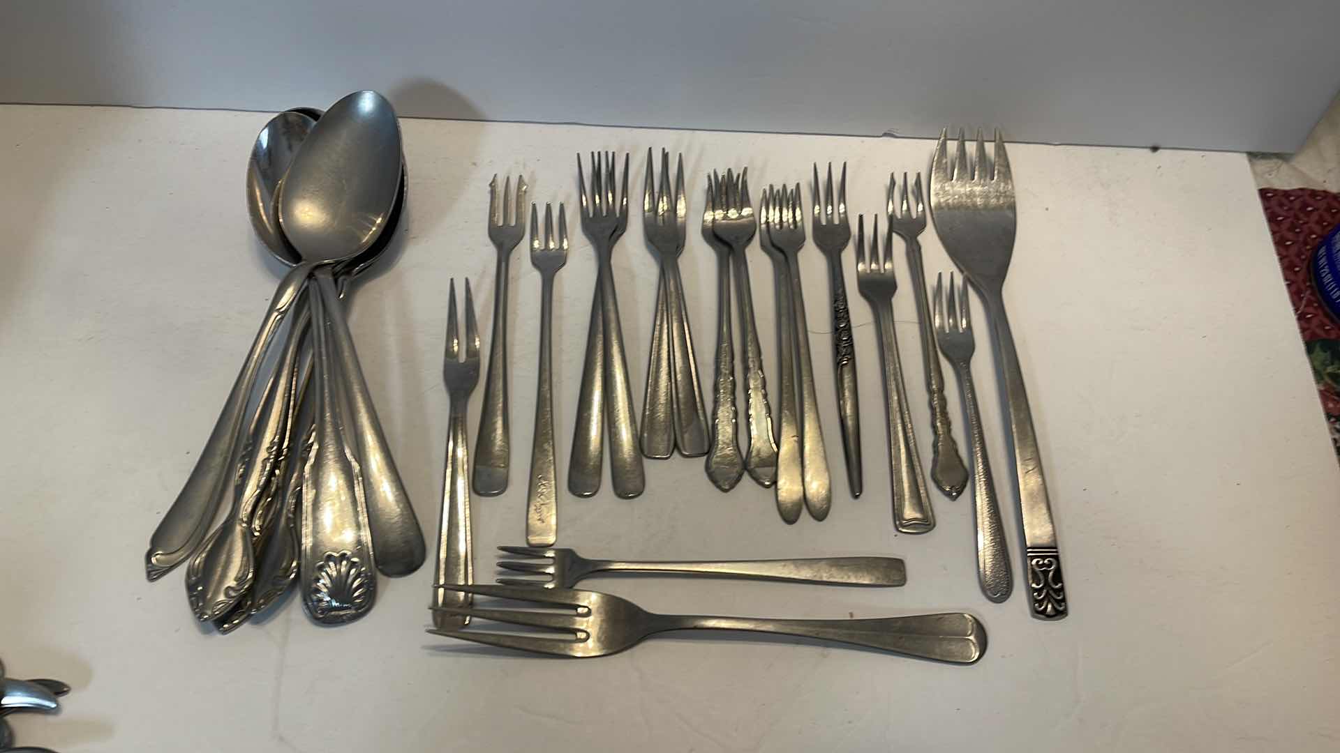 Photo 1 of VINTAGE SILVERWARE SET