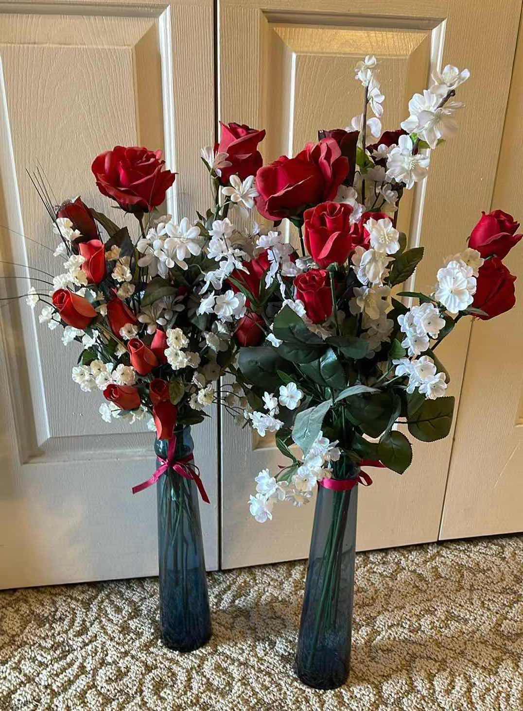 Photo 1 of 2- FAUX FLORAL ARRANGEMENTS