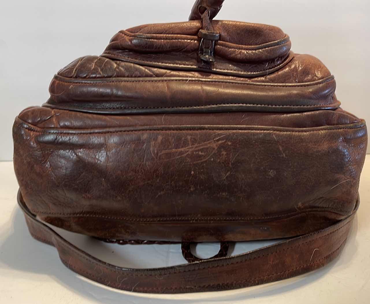 Photo 1 of BROWN LEATHER HANDBAG