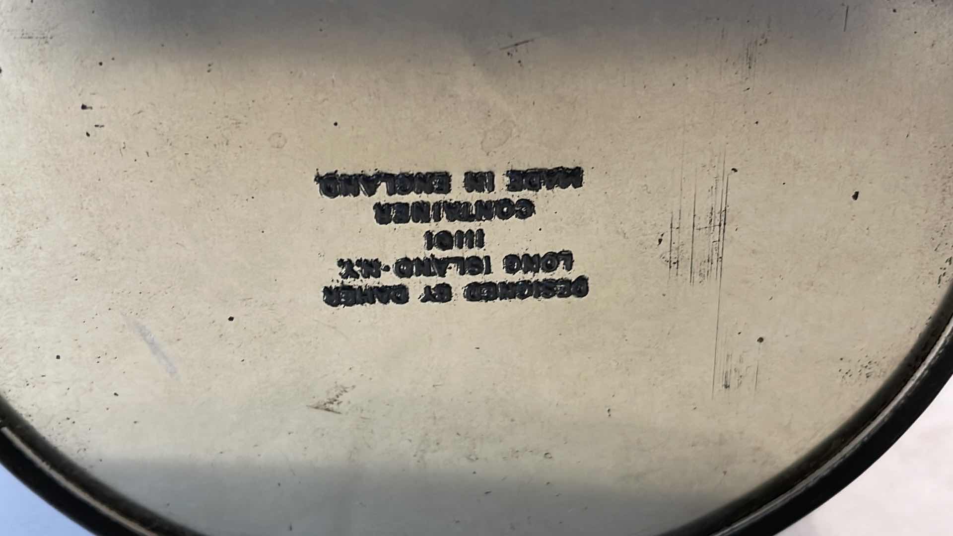 Photo 1 of 2- SMALL IRISH FIGURINES & FLORAL CONTAINER W LID