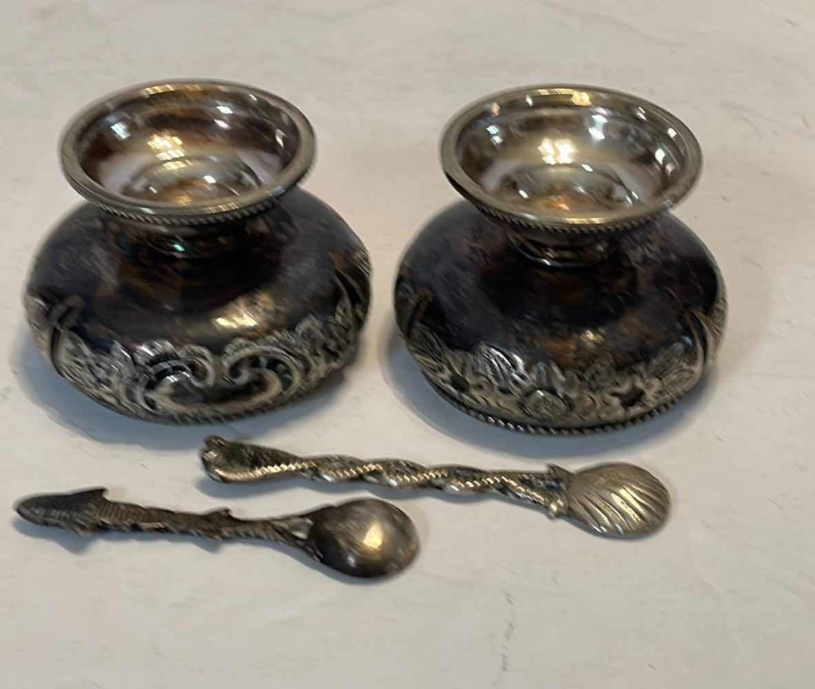 Photo 3 of VINTAGE SMALL SUGAR BOWLS W SPOONS