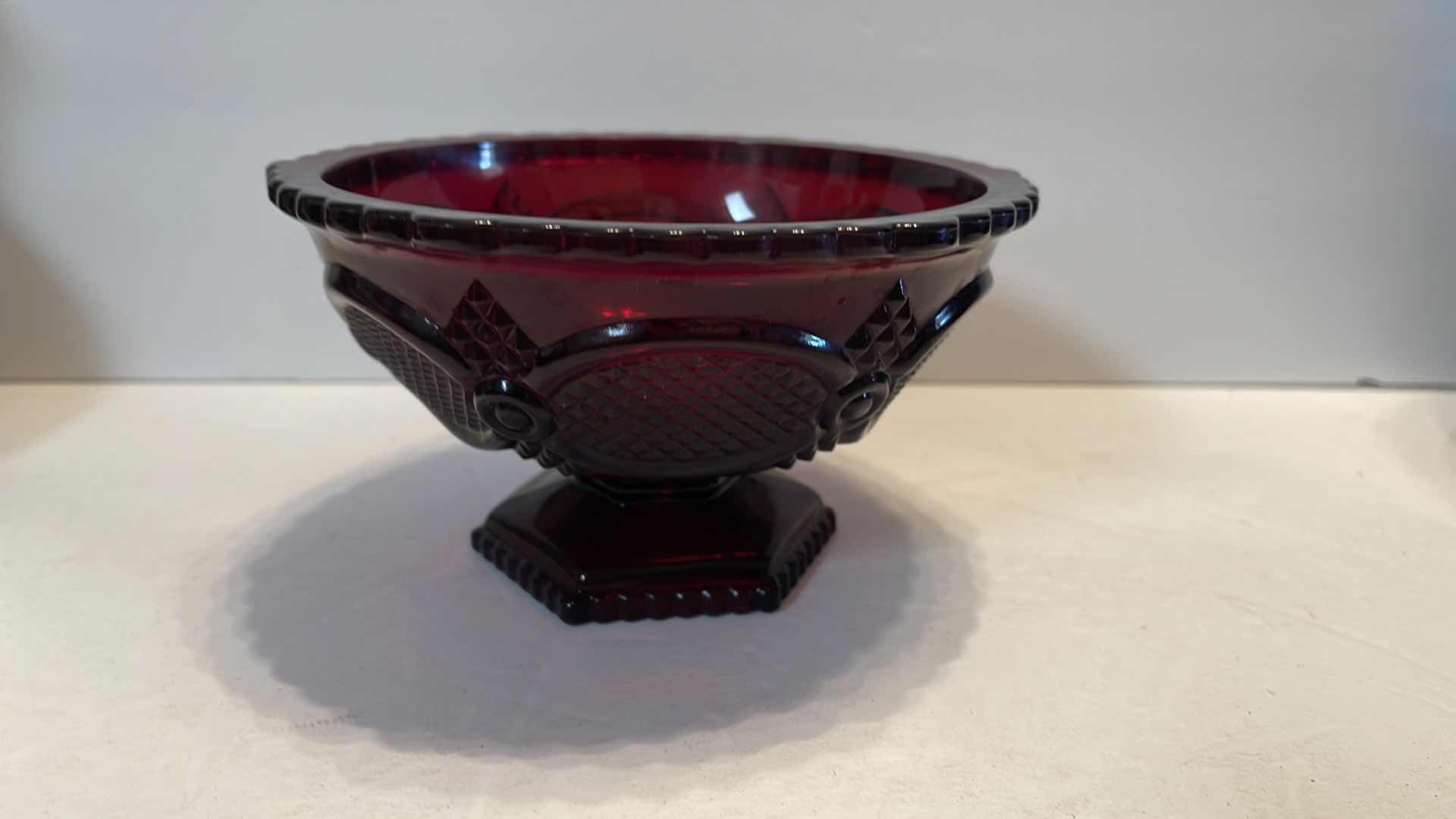 Photo 1 of 2- AVON RUBY RED GLASS COLLECTIBLE'S