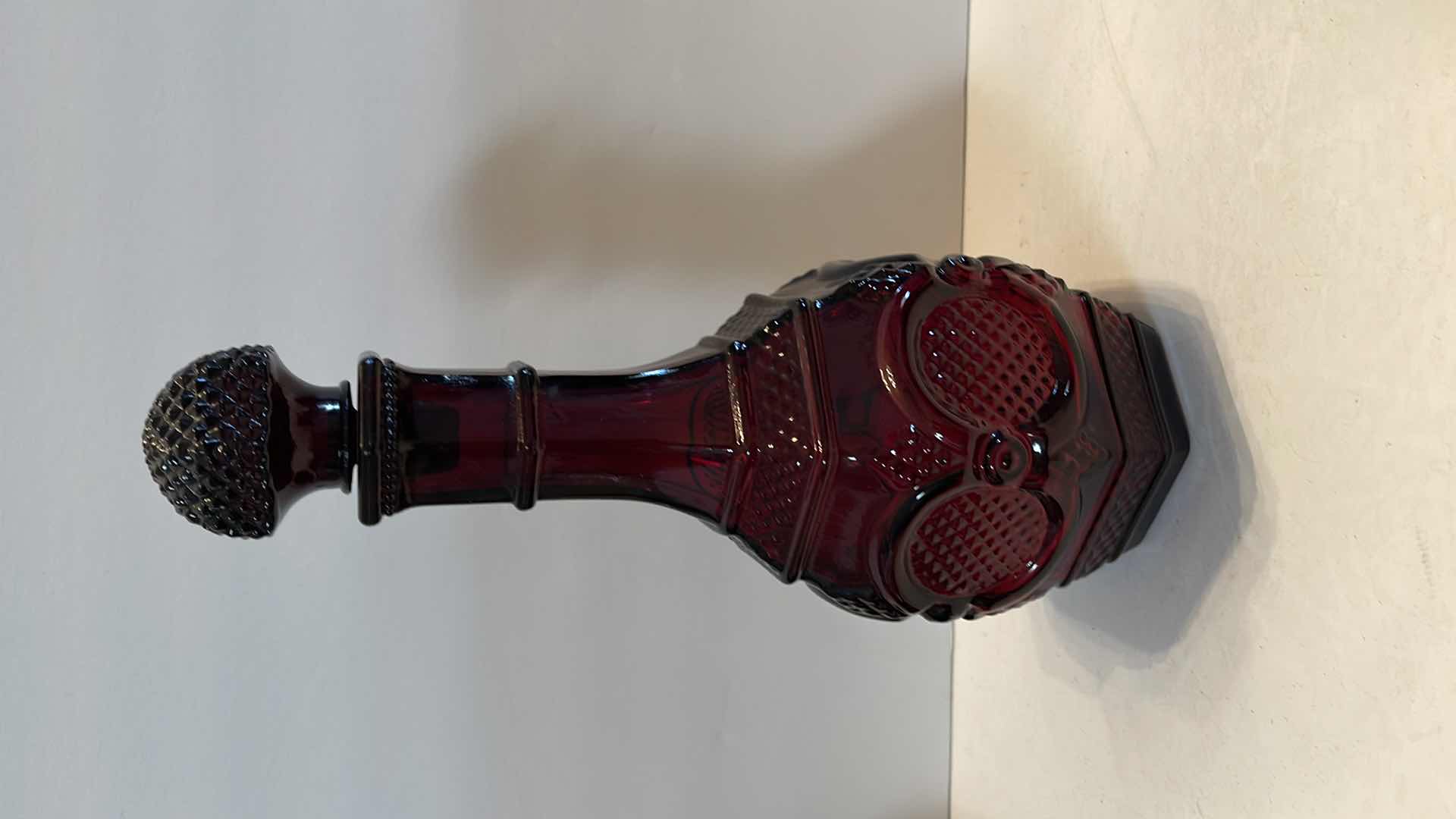 Photo 1 of 2- AVON RUBY RED GLASS COLLECTIBLE'S