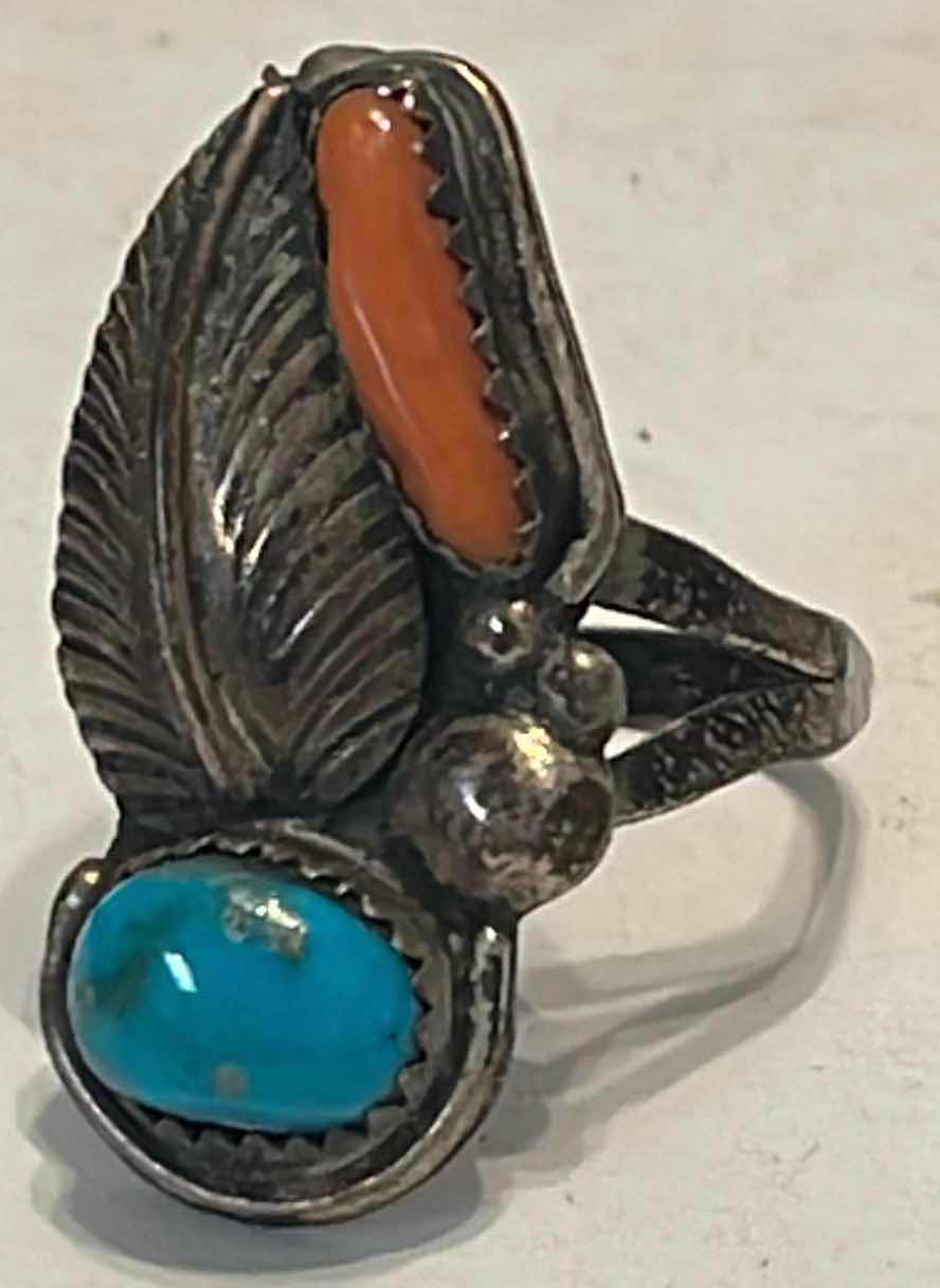 Photo 1 of STERLING SILVER W JEWELS RING