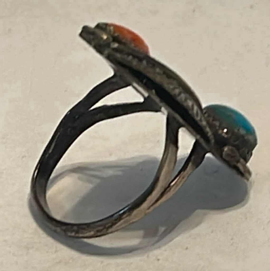 Photo 1 of STERLING SILVER W JEWELS RING