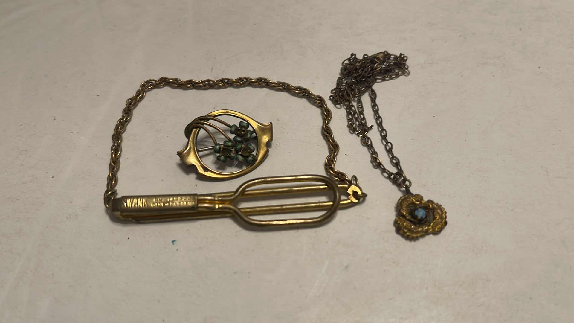 Photo 2 of 4-ANTIQUE COSTUME JEWELRY