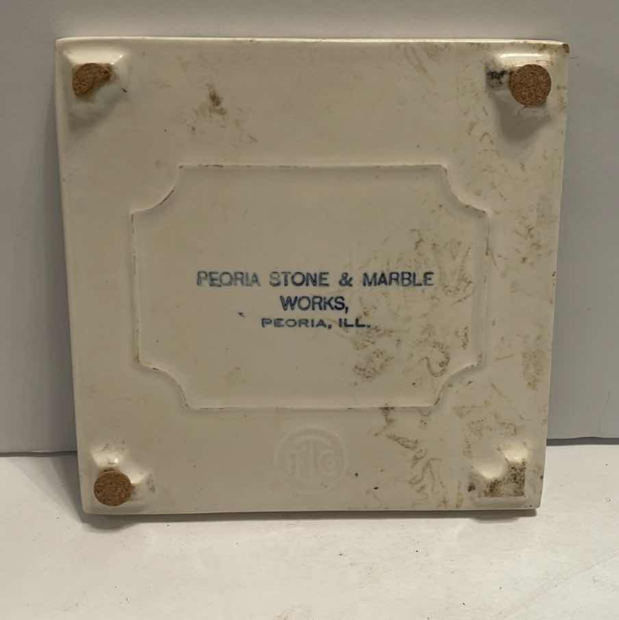 Photo 1 of VINTAGE "THERE WAS A LADY" STONE & MARBLE TILE