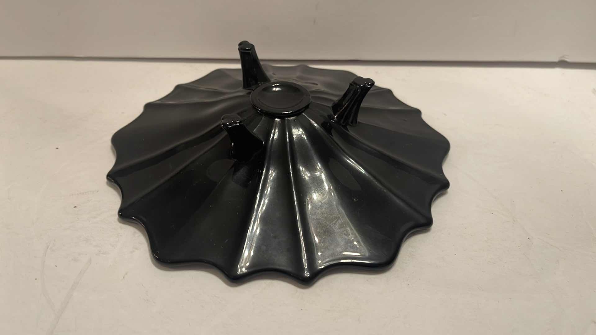 Photo 4 of MCM BLACK CRYSTAL FRUIT BOWL OR CENTERPIECE HOME DECOR