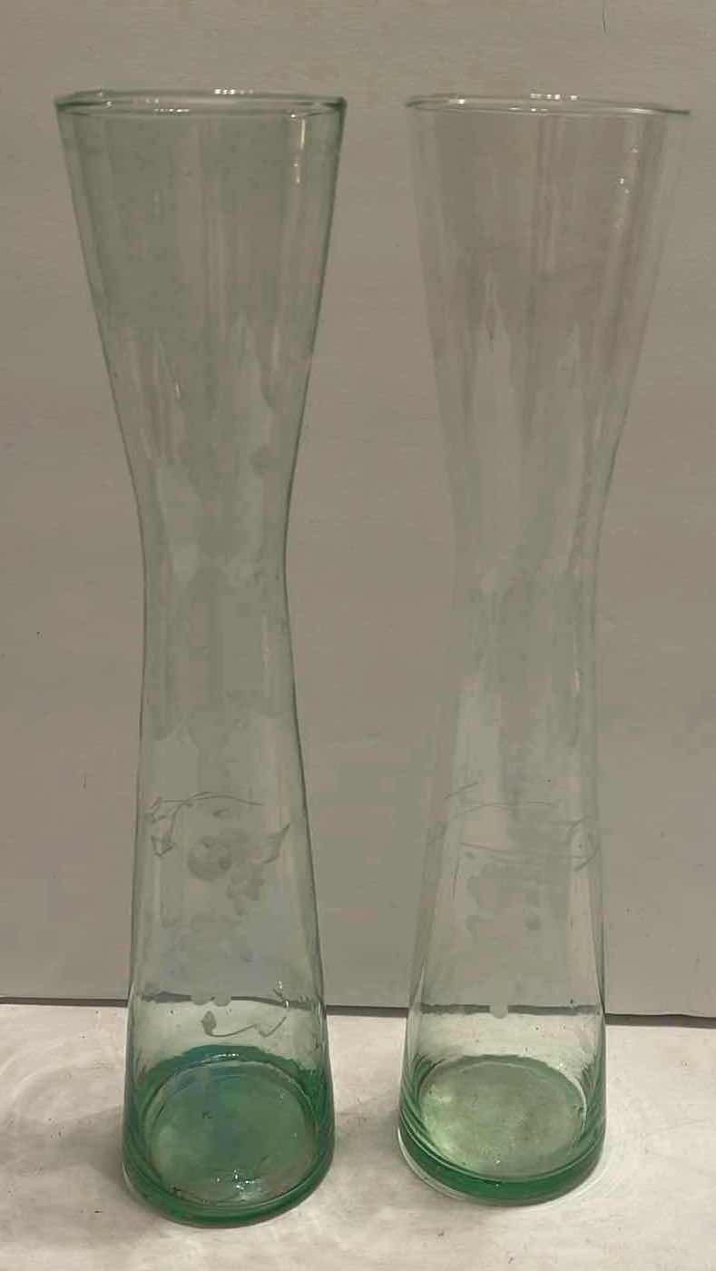 Photo 3 of CRYSTAL GLASS PLATTER AND FLOWER HOLDERS