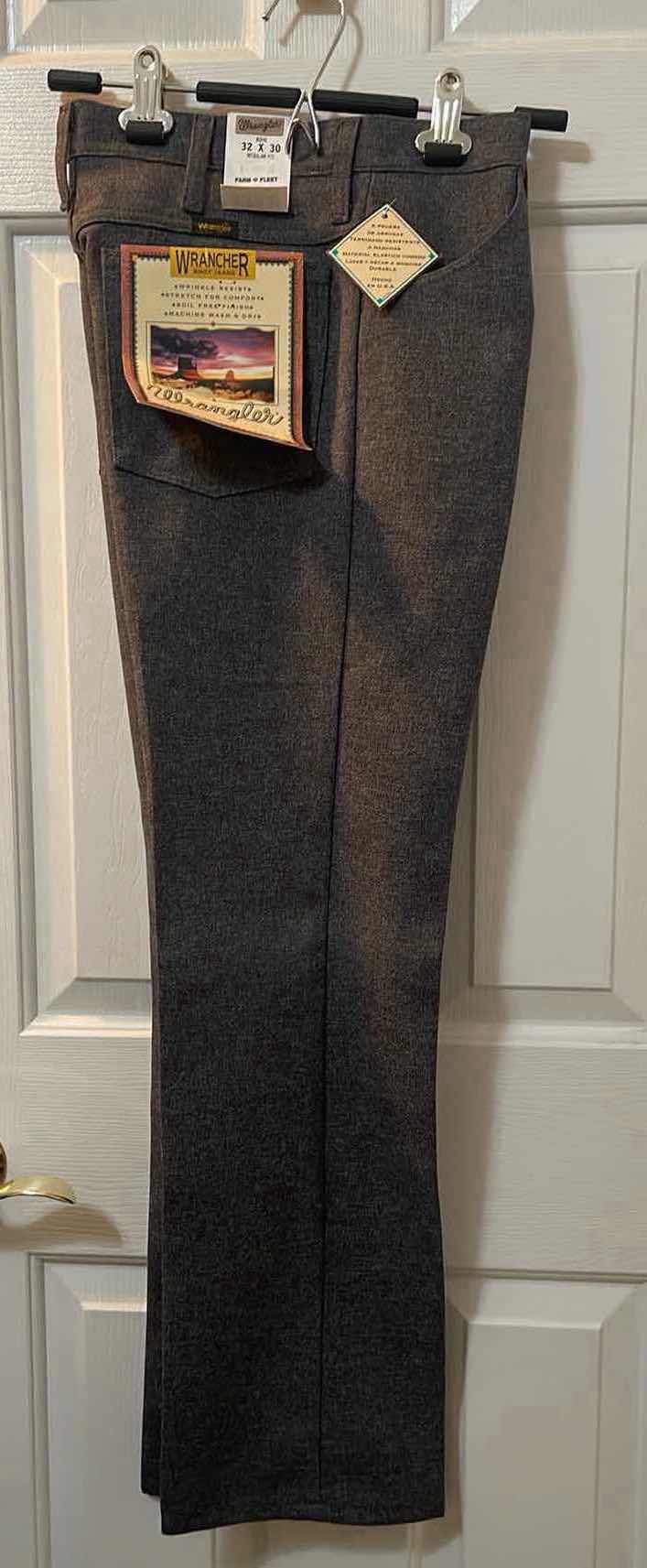 Photo 1 of VINTAGE WRANGLER RANCHER - BOOT CUT  SIZE 32 x 30 - RETAIL PRICE $65.00