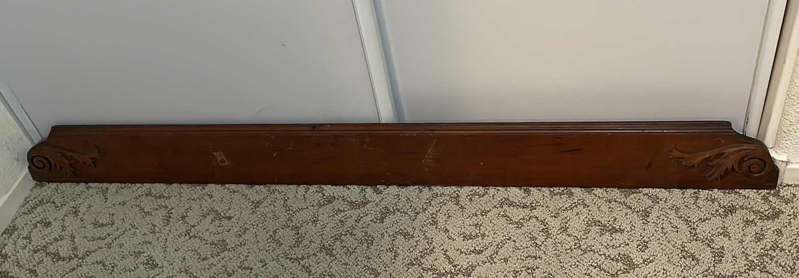 Photo 1 of VINTAGE WOODEN RAIL FOR BUFFET, BUT WOULD MAKE A GREAT CRAFT PROJECT  53x5