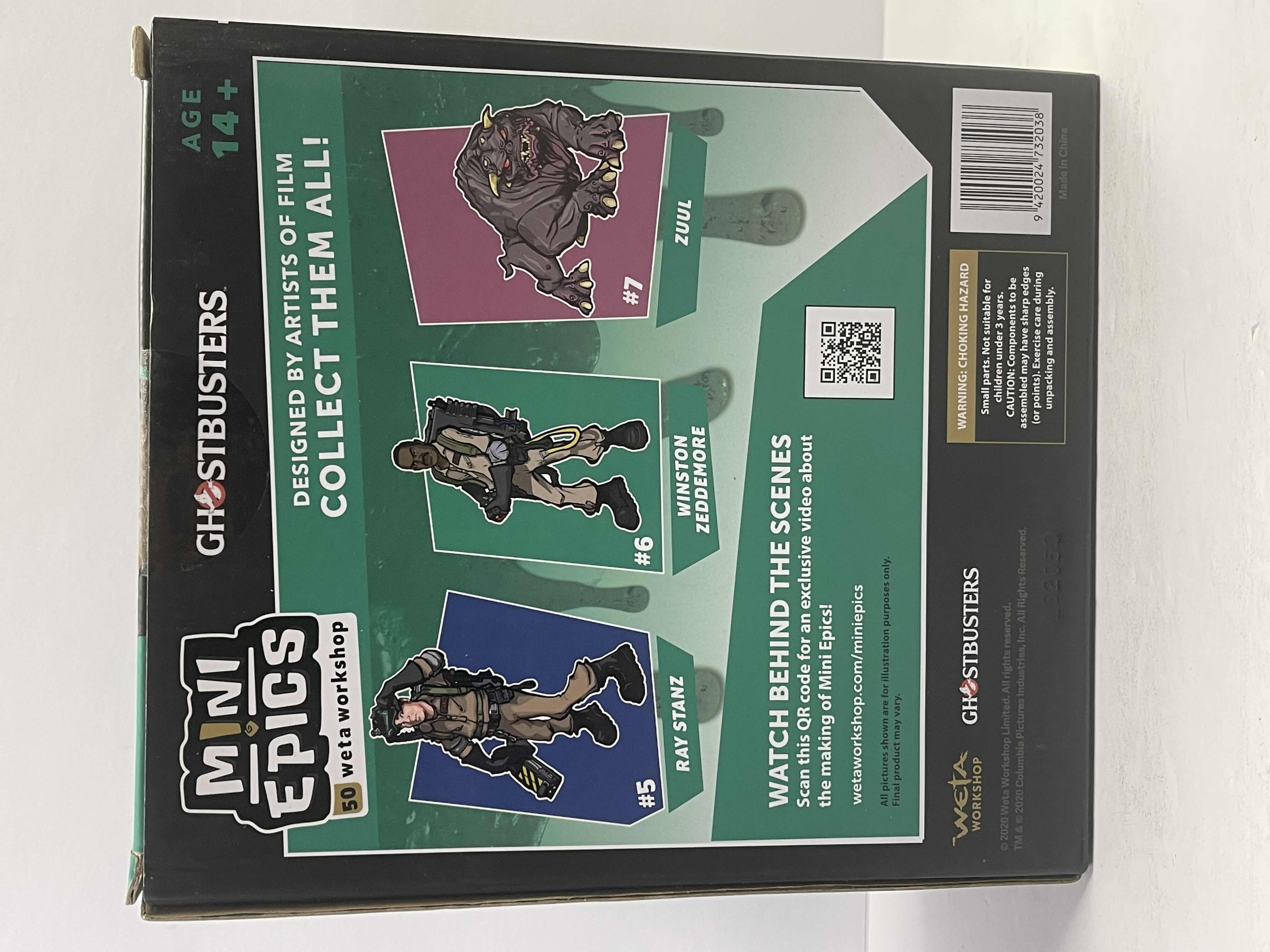 Photo 1 of NIB MINI EPICS WETA WORKSHOP GHOSTBUSTERS “WINSTON ZEDDEMORE” - RETAIL PRICE $24.99