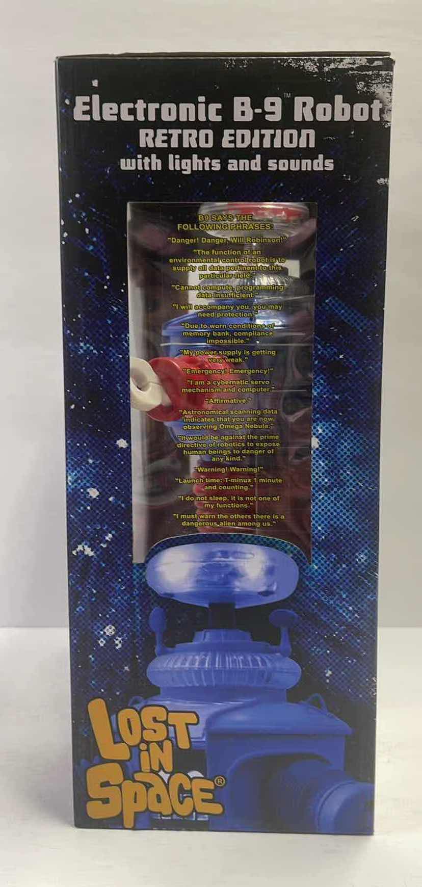 Photo 1 of NIB LOST IN SPACE ELECTRONIC B-9 ROBOT RETRO EDITION - RETAIL PRICE $60.00