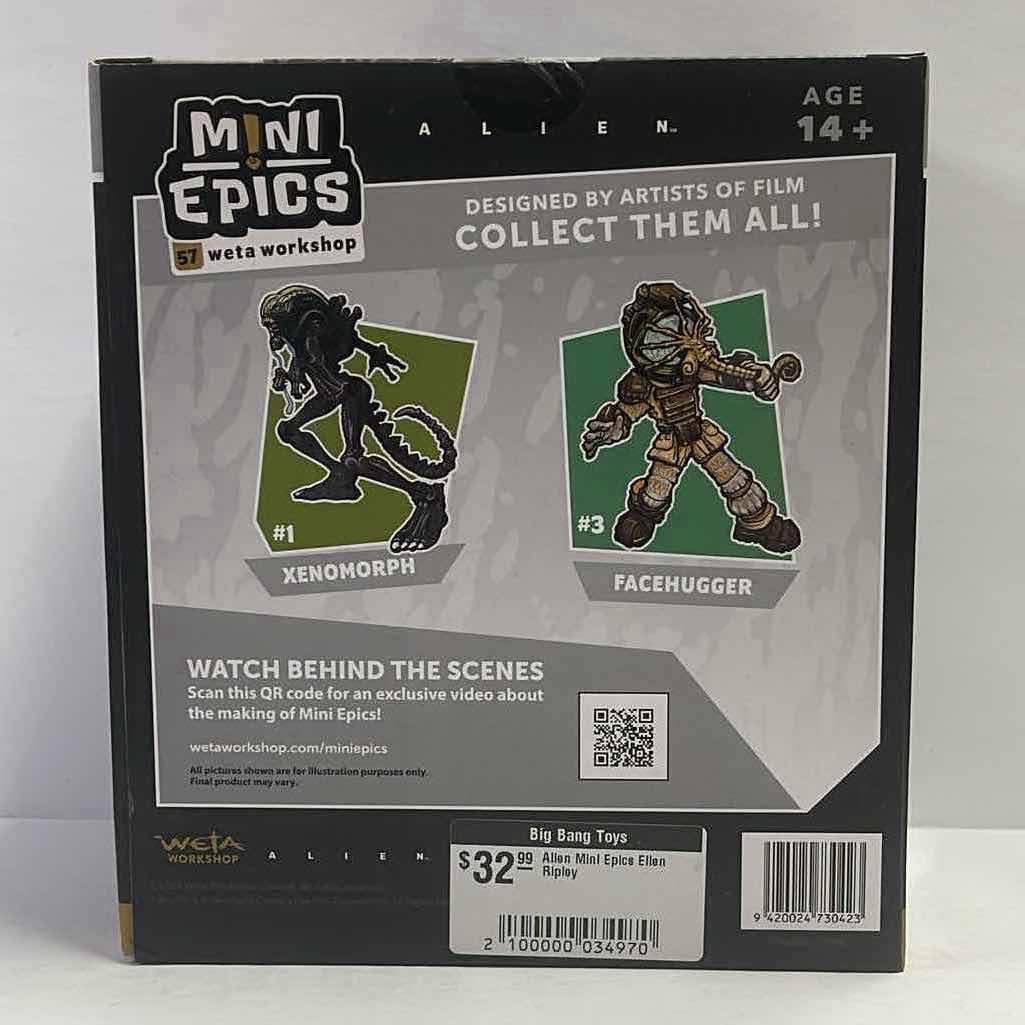 Photo 1 of NIB MINI EPICS WETA WORKSHOP ALIEN “ELLEN RIPLEY” - RETAIL PRICE $32.99