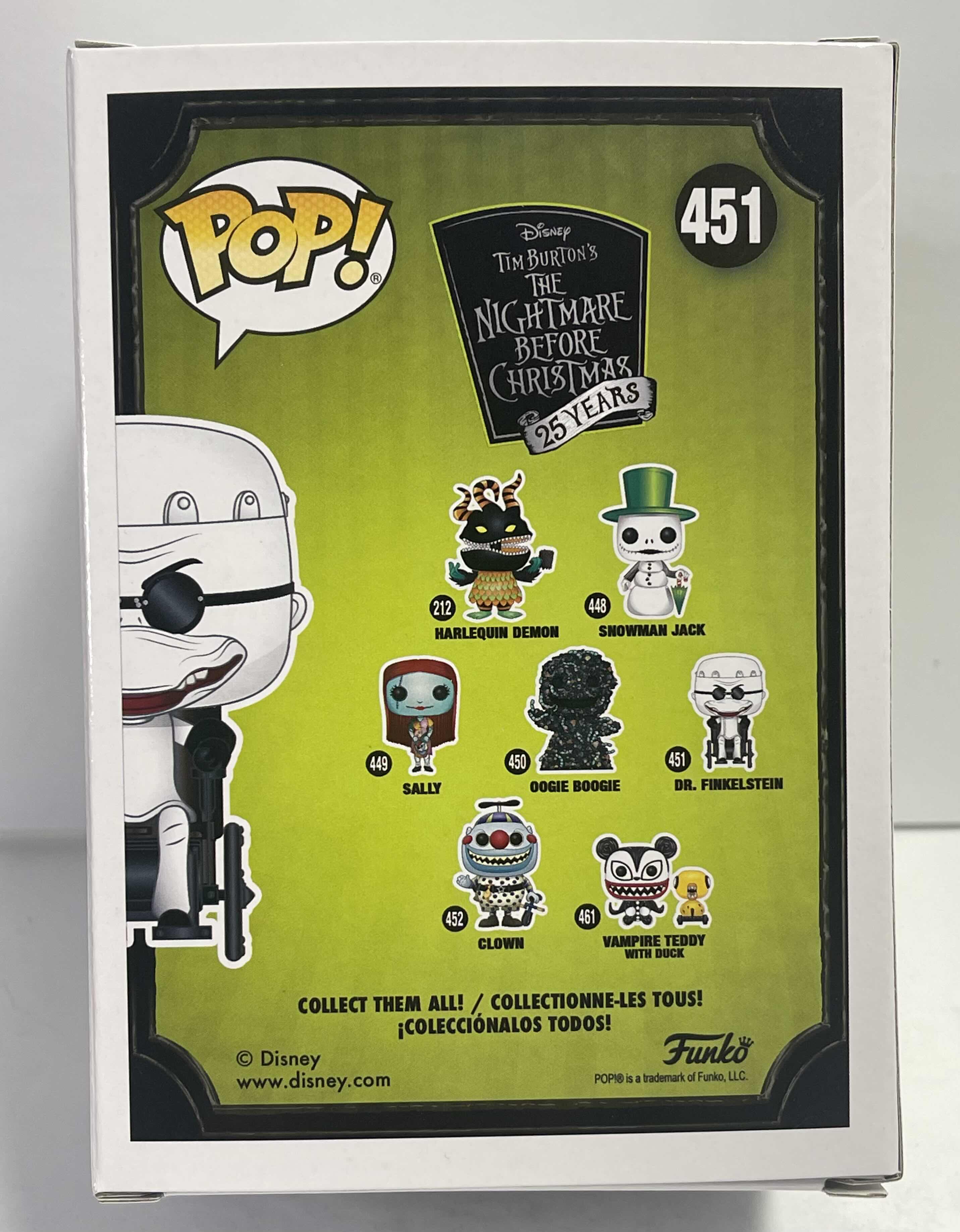 Photo 1 of NIB FUNKO POP DISNEY THE NIGHTMARE BEFORE CHRISTMAS 25 YEARS  “DR. FRINKELSTEIN” - RETAIL PRICE $29.00