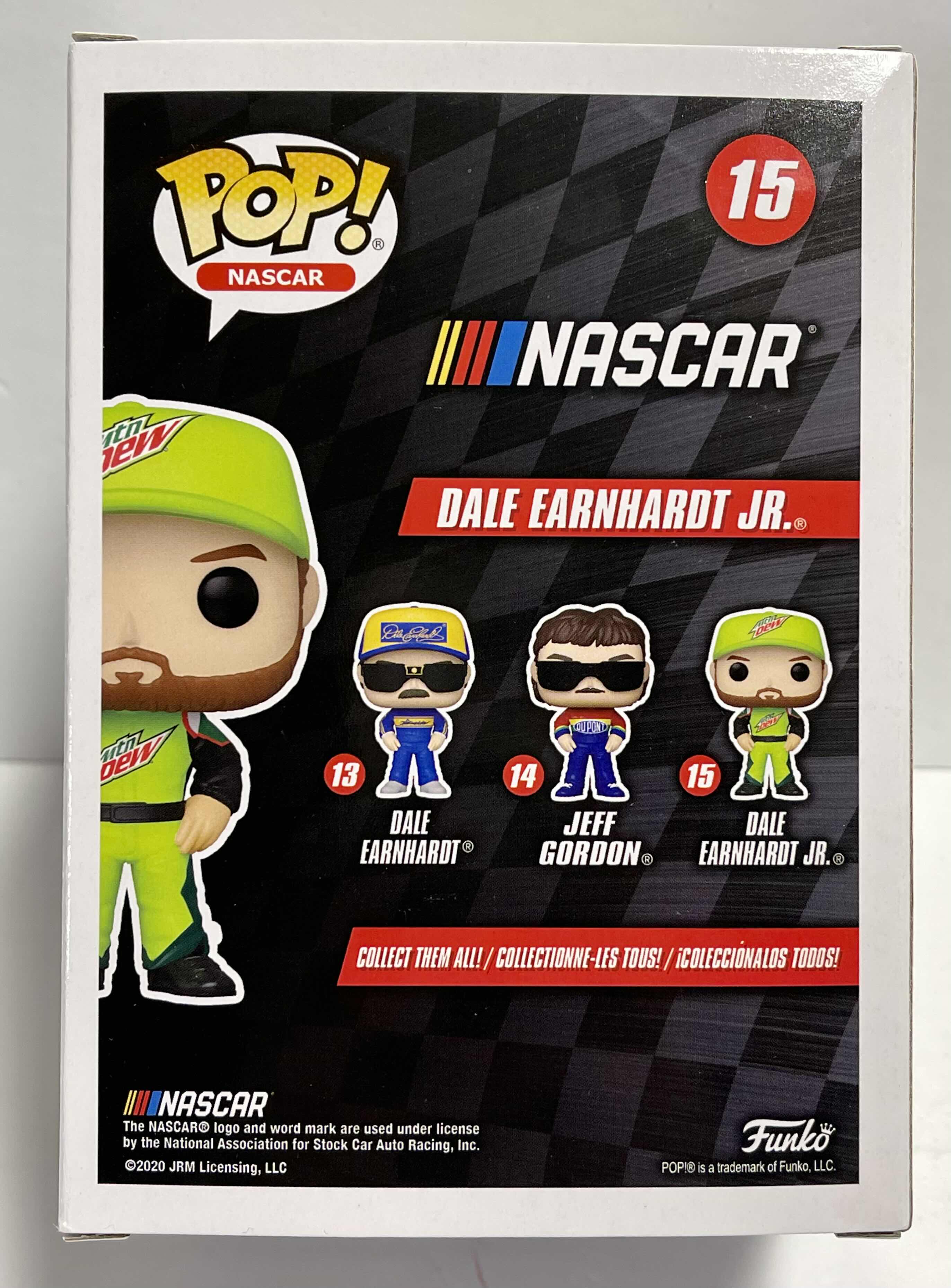 Photo 1 of NIB FUNKO POP! NASCAR SERIES “DALE EARNHARDT JR.” - RETAIL PRICE $24.00
