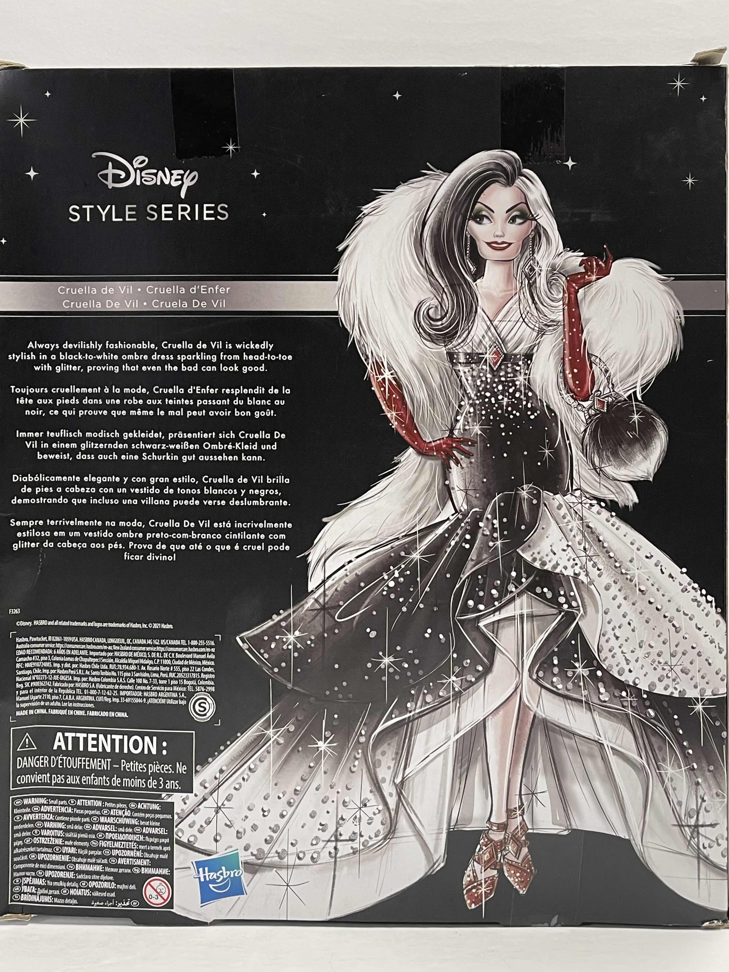 Photo 1 of NIB DISNEY PRINCESS VILLAINS STYLE SERIES “ CURELLA DE VIL” FASHION DOLL - RETAIL PRICE $31.00