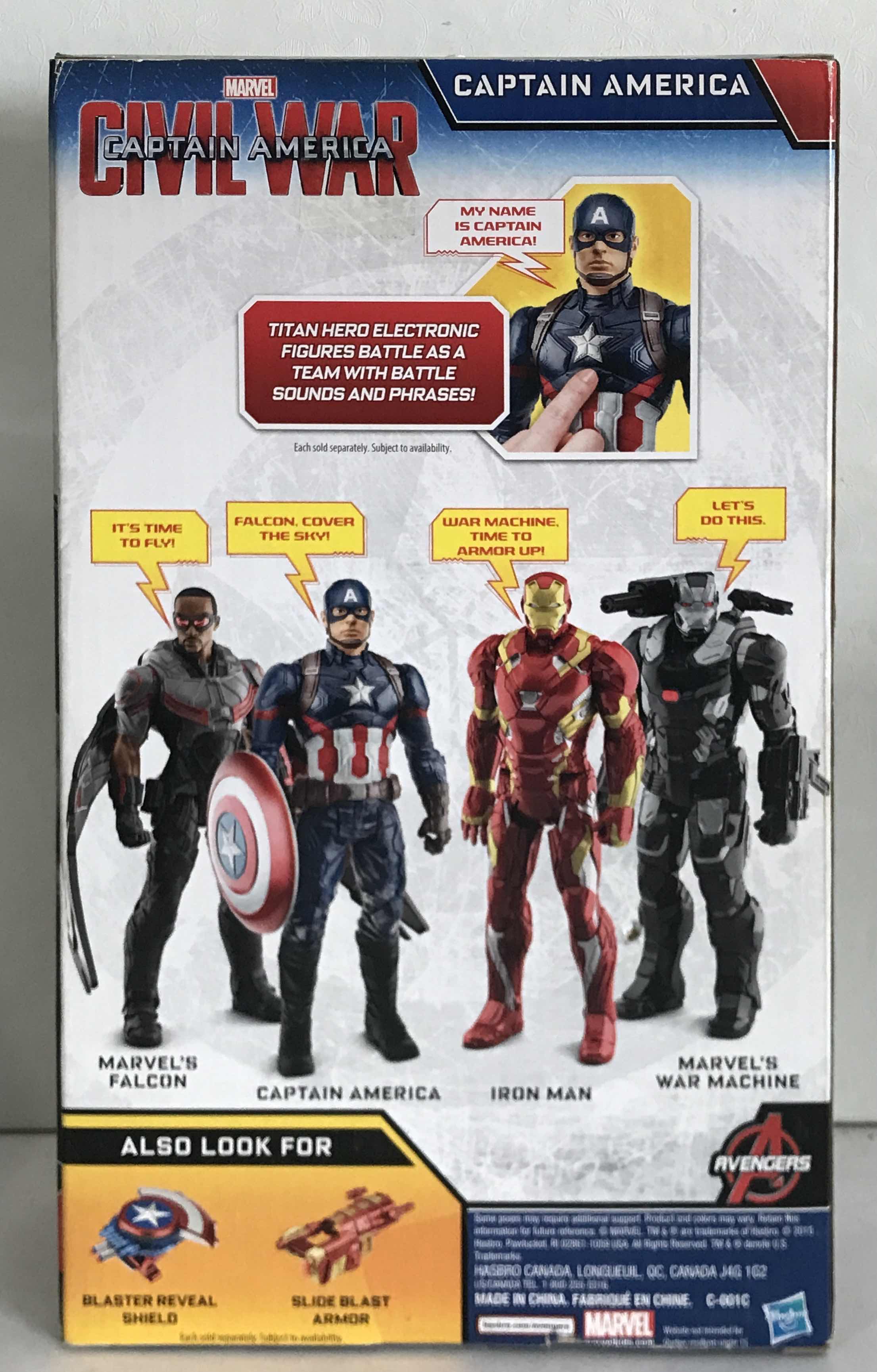 Photo 1 of NIB MARVEL CIVIAL WAR CAPTAIN AMERICA TITAN HERO SERIES- RETAIL PRICE $35.00