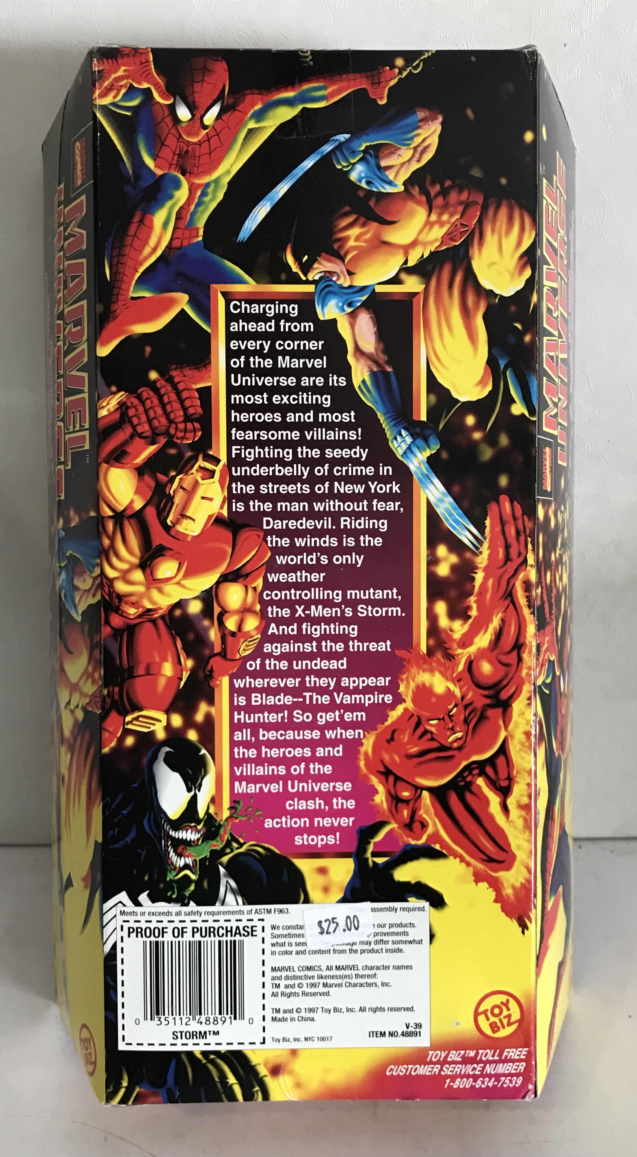 Photo 2 of NIB MARVEL UNIVERSE “STORM ” - RETAIL PRICE $30.00