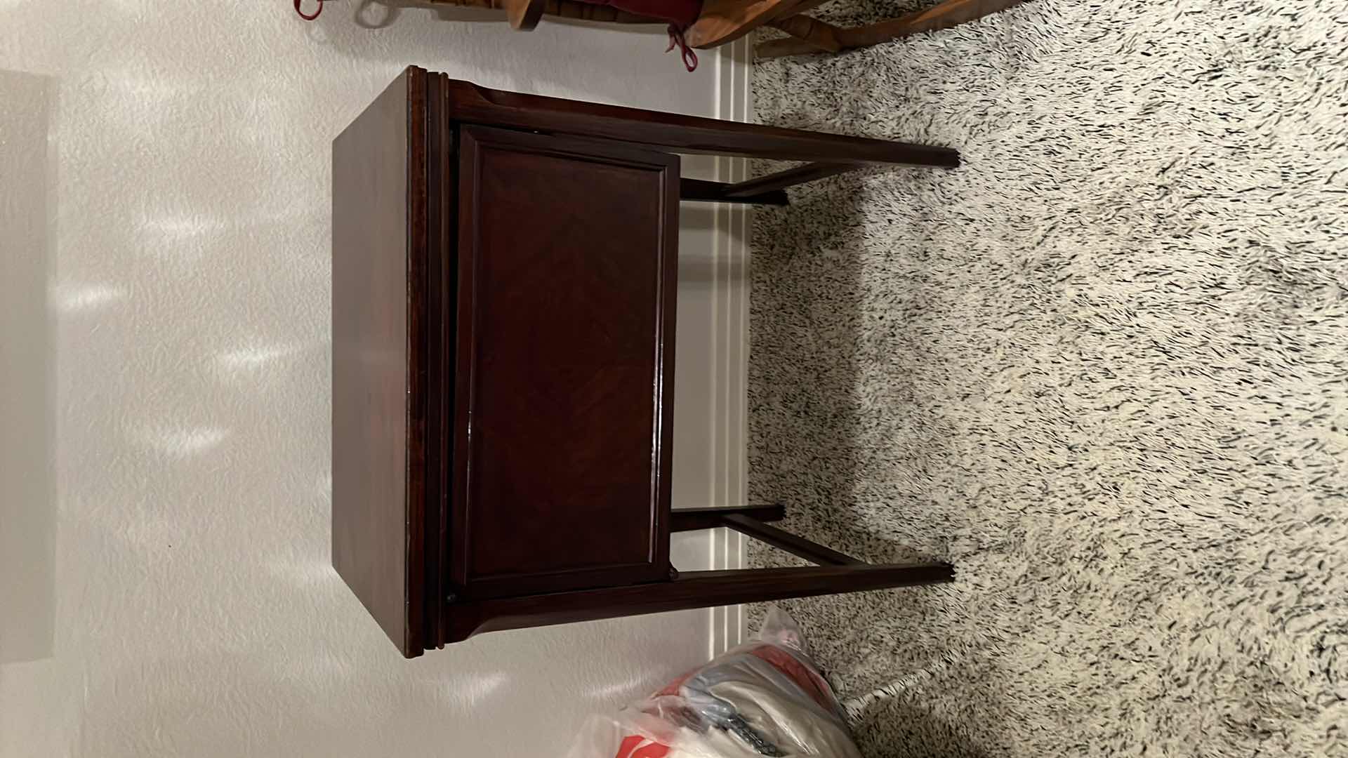 Photo 1 of ANTIQUE 1950’S ROTARY KENMORE SEWING MACHINE. IN WOODEN TABLE WITH TOOLS AND ACCESSORIES. $325