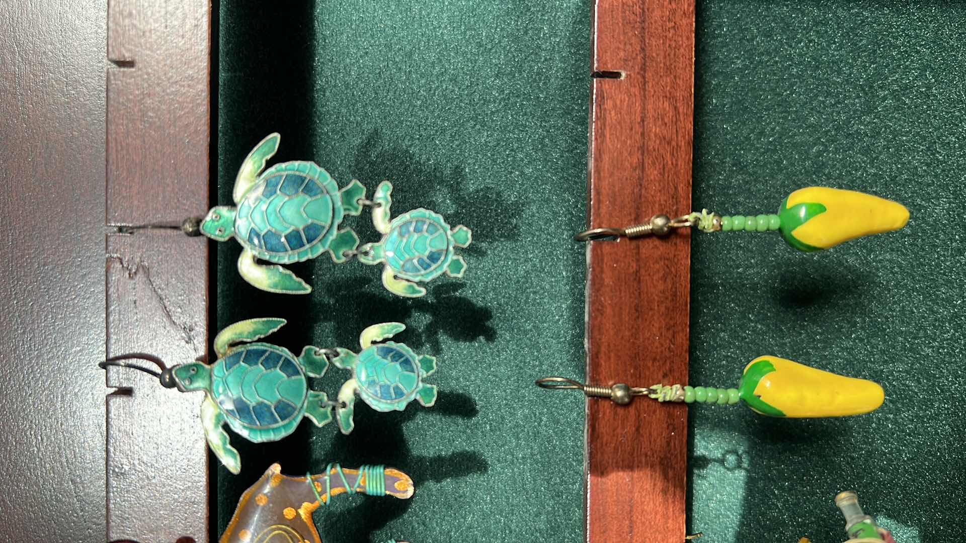 Photo 1 of 5 PAIRS OF NOVELTY EARRINGS. ANIMALS AND CHARACTERS.