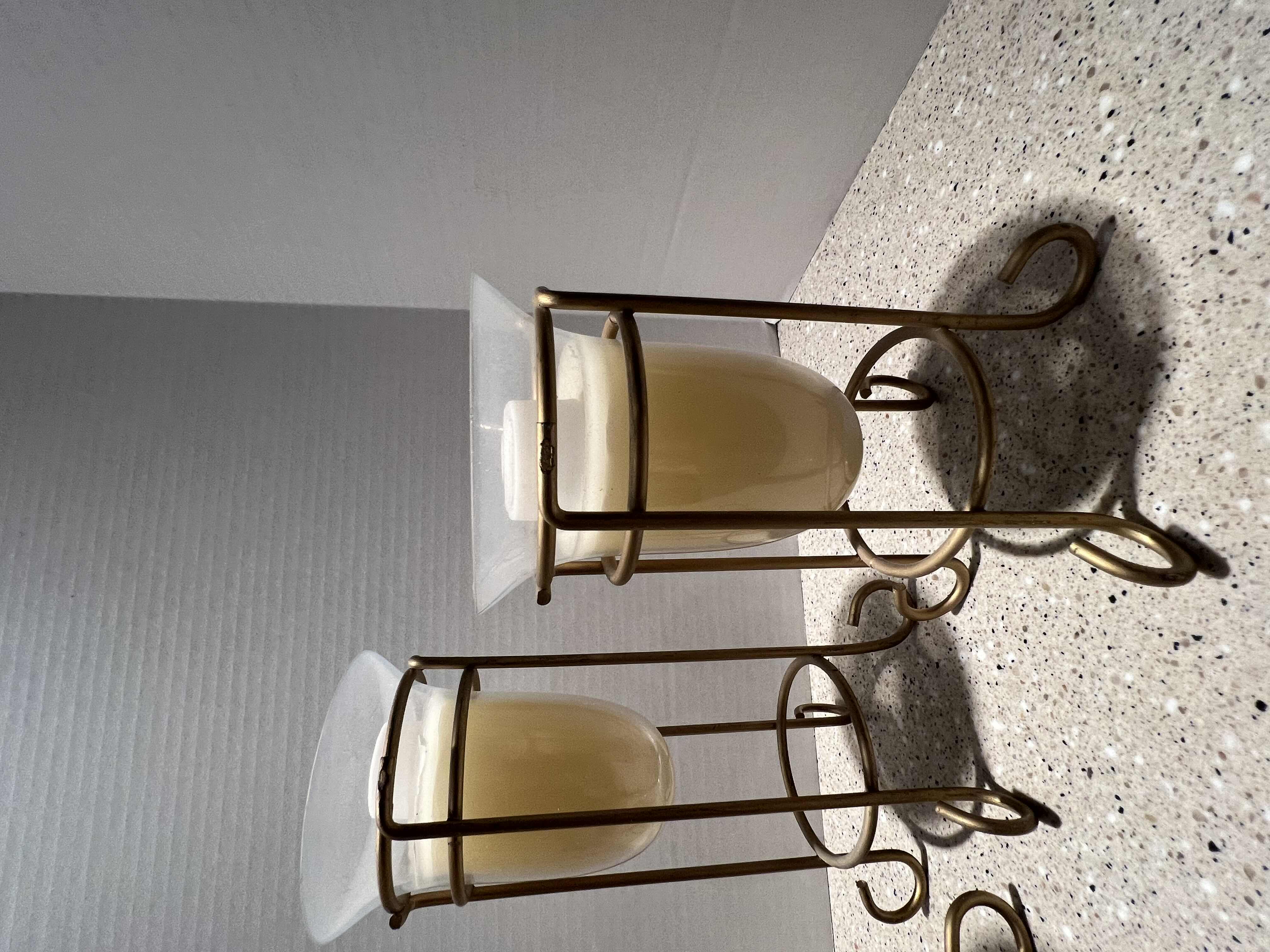 Photo 1 of 3- DECORATIVE CANDLES WITH CANDLE HOLDERS.  6”-10”H