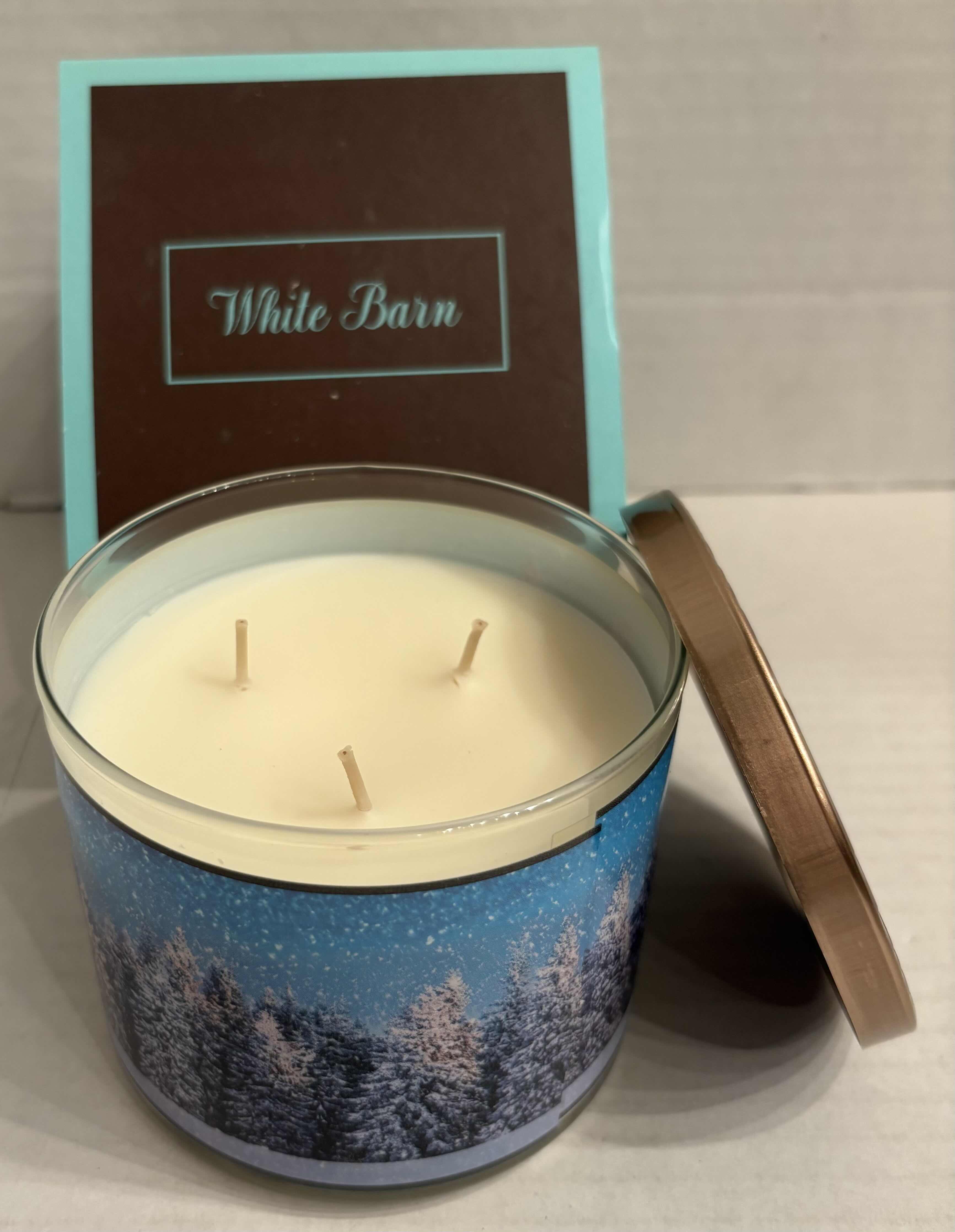 Photo 1 of 2-NEW CANDLES (AQ & WHITE BARN)
