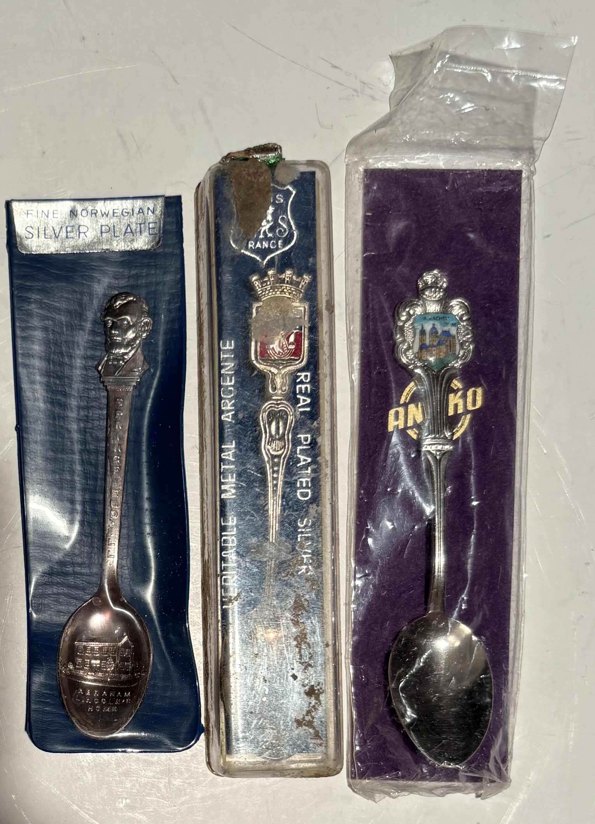 Photo 1 of 11- COLLECTIBLE SILVER SPOONS
