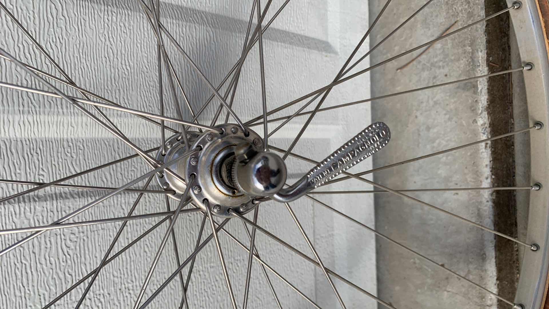 Photo 1 of 2-24” CAMPANGOLO BICYCLE RIMS AND TIRES