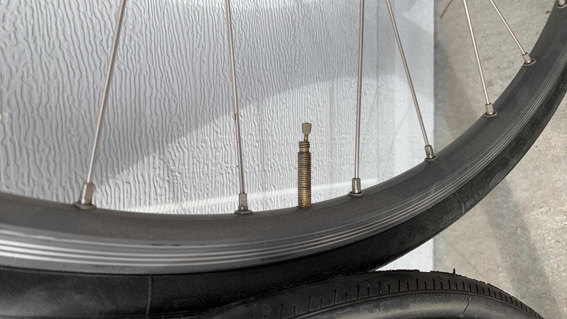 Photo 1 of 2-24” MAVIC OPEN PRO BICYCLE RIMS WITH TIRES