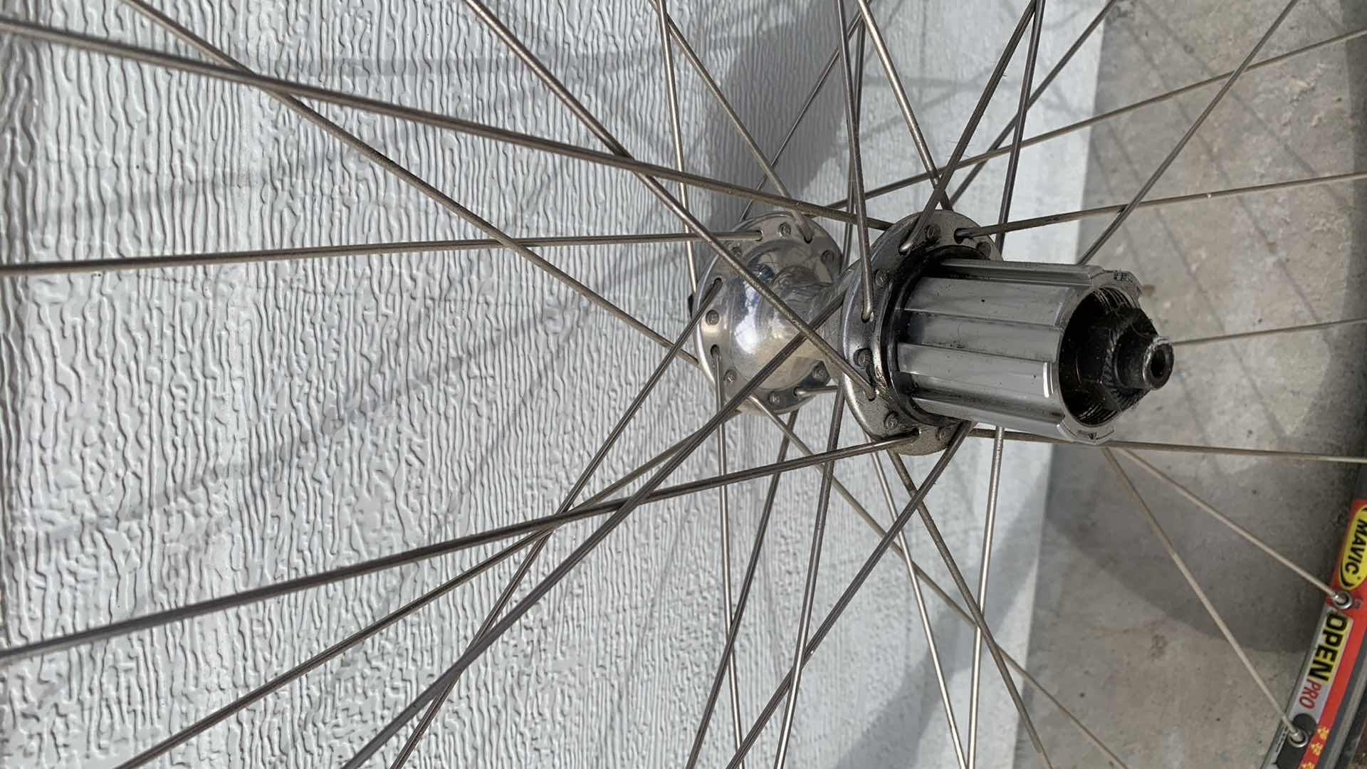Photo 1 of 2-24” MAVIC OPEN PRO BICYCLE RIMS WITH TIRES